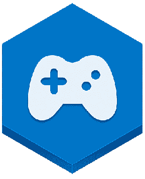 png clipart blue and white game logo electric blue area gamehub blue game removebg preview